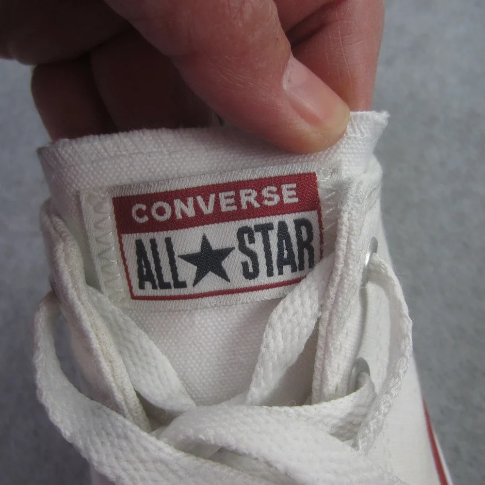 Converse All Star Shoes Youth 5.5 White Chuck Taylor‎ Low Top Canvas Sneakers